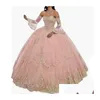 Urban Sexy Dresses Party Dresses Lavender Off The Shoder Quinceanera 2023 Ball Gown Tle 15 Anos Fluffy Sweet 18 Vestidos Elegant Prom Dhum7