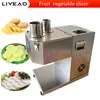 Automatisk industriell frukt- och vegetabilisk chips skivmaskin Auto Commercial Yam Oblique Tabletter Cutter