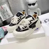 Top Qualityluxury Designer Navire Canvas Shoe XVessel G.O.P.Lows Lovers à semelles épaisses Chaussures de marche décontractées