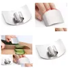 Kitchen Furniture Stainless Steel Finger Protection Tools Safety Slicing Guard Accessories Cooking Gadgets Drop Delivery Home Garden Dhabp