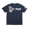 T-shirt à manches courtes pour hommes, nouveau badge brodé en coton de haute qualité, style militaire, style jour