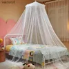 Mosquito Net Bedcover Curtain Fluorescent Stars Design 2 Sizes Protection Kid Room Round Top Children Crib Bed Tent Bed Canopy Daily Usevaiduryd