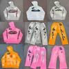 남성 Hellstar Hoodies 스웨트 셔츠 풀버 후드 스타 후드 롱 슬리브 바지 트랙 슈트 캐주얼 조깅 바지 하이 스트리트 인 레트로 올드 미국 S-XL 티