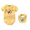 Baby designer 2 pezzi 100% cotone pagliaccio neonato vestiti per bambini bambini rompersi da ragazza