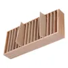 Jewelry Pouches 17 Grids Solid Wood Hoop Box Organizer Cellphone Stand Hairband Headband Holder Bands Display Dressing Table