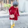 Dziewczyny mini torebki kawaii mała dziewczynka mała moneta portfel skórzana torba crossbody dla dzieci czarna zmiana torebka imprezy prezent bj