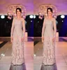 Sheer Neck Lace Mother of the Bride Dresses Evening Wear Appliques Long Sleeve Floor Length Evening Gowns Plus Size Modest Vestido5582648