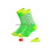 Sports Socks Dh Sports Dh-13 Cycling Socks Mens Bicycle Sock Ladies Men Crossfit 211229 Drop Delivery Sports Outdoors Athletic Outdoor Dhgfv