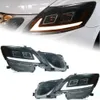 Style de voiture pour Lexus GS350 phare LED 2004-2011 GS300 LED lentille DRL flux clignotant lampe frontale Accembly