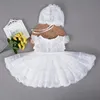 Shorts Baby Girl Kleidung Vestidos Infantil für Mädchen Prinzessin Spitze Tutu Säuglingsgeburtstagsfeier Abend Neugeborenes Kleid 3 6 Monate 1 Jahr