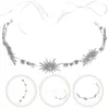 Riemen 2 stuks Bruidsjurkaccessoires Bruiloft Tailleketting Riem Dames Zinklegering Decor Miss