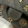 Taschen 10A Crossbody Bags Mirror 1: 1 Qualitätsdesigner Luxus -Taschen Mode Kettenbeutel Umhängetasche Handtasche Leinwand Tasche Klappenbeutel Frau Tasche Wolle mit Geschenkbox Set WC178
