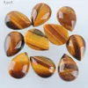 Arts et artisanat en gros 20 pièces pierres précieuses naturelles oeil de tigre larme Cabochon sans trou 13x18MM ajustement bricolage artisanat femmes hommes bijoux TU3043 YQ240119