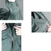 Hunting Jackets 2SET Fashion Motorcycle Raincoat /Conjoined Raincoat/Overalls Men And Women Fission Rain Suit Coat Armygreen XL/XXL