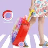 Beauty Fashion Kinder-Waschtisch-Spielzeug, Prinzessin-Make-up-Set, Make-up-Spielzeug, Kleinkind-Waschtisch-Set, Reisekoffer, Rollenspiel mit Spiegel, Mode-Accessoiresvaiduryb