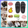 Designer casual plataforma slides chinelos homens mulher leve desgaste resistente anti respirável couro solas macias sandálias verão chinelo tamanho 36-45