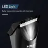 Épilateurs Kemei coupe de cheveux multifonction électrique coupe de cheveux Machine USB Base lavable hommes rasoir aine barbe KM-1838 YQ240119