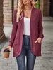 Kvinnors stickor Sweet Memory 2024 Winter Autumn Women Cardigan Loos