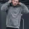 New Men's Plush Fashionable Hoodie For Autumn And Winter Leisure Sports Hooded Top