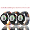 Accessories Elastic Braided Straps For Garmin Forerunner 235 735xt 220 230 630 620 Approach S20 S5 S6 Watch Band Nylon Adjustable Bracelets