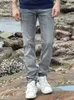 Men's Jeans 2023 hommes jean hiver Bruce requin bleu jean pour hommes épaissir mode décontracté jambe droite Strech coton doux ample grande taille 42L240119