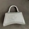 Craquiers de haute qualité sacs de créateurs de sablier pour femmes luxe classique rabat diamant messager messager même sac dame sac à main mens