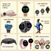 Montres intelligentes Bluetooth appel montres intelligentes femmes horloge cadran personnalisé montres sport Fitness Tracker fréquence cardiaque pression artérielle santé montre intelligente