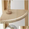 Meble do sypialni półka narożna stałe statyw drewniany statyw mti-warstwowy półekastecz