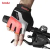 Bodun / Burton Riding Gloves Half Finger Anti Slip stötdämpning Bicycle Equipment Men's and Women's