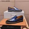 Berluti Leren herenschoenen Jurkschoen Bruti Heren High-end kwaliteit Koe Business Casual Stap op Lazy Rj