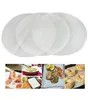 500Pcs/Lot Round Reusable Cake For Air Fryer Oil-proof Baking Paper Mat Loaf Bread Barbecue Home Kitchen Multipurpose DIY Non Stick