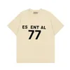 American Hipster Three-dimensional Embossed Rubber Letters Printed T-shirts Round Neck Loose Comfortable Casual Trend Short Sleeve