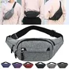 Utomhuspåsar Herrbröstpaket Vattentät utomhussportväska Canvas Pouch Korean-stil midjeväska Fanny Pouch Crossbody Man Banana BagH24119