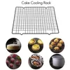 Bakeware Tools Rectangular Cake Cooling Rack Set of 2 Baking Wire rostfritt stål Grill Steam