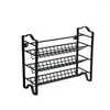 Kitchen Storage Wall-mounted Spice Rack Cabinet Flat Iron Desktop Three-tier Seasoning Dish Drying