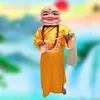 Puntelli di Buddha Volto sorridente Arhat Dragon Dance Lion Cina Social Fire Performance Outfit Maitreya Big Head Doll + Costume + Perline