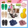 Designer Casual platform Slides Slippels Men Vrouw Anti slip Wear-resistent lichtgewicht Bladbaar low gesneden Super zachte zolen Sandalen platte slipper