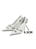 Dress Shoes Women's Spring And Summer Style Stiletto Single Fashion Spike Rivet Shallow Mouth Large