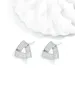 Boucles d'oreilles JF2024, Design Original, forme géométrique, Triangle, Micro-insert, Zircon, Super Flash, exquis pour femmes