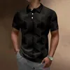 Homens camisetas Mens listrado impressão verão moda carteiras finas manga longa alta para homens camisa casual