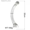 Outros itens de beleza de saúde Adorável dois pontos cristal vibrador pênis anal butt plug brinquedo adulto para mulheres homens feminino masturbação masculina q240119