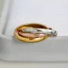 Mode 3 i 1 designer ring hög kvalitet 316L rostfritt stålringar smycken för män och kvinnor par ring