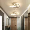 Taklampor liten modern LED -lamplampa inomhusbelysningsarmaturer i hallbalkongen