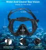 Dykningstillbehör JSJM 2023 Ny professionell dykglasögon snorkel set vuxen unisex dykning simmask snorkel utrustning snorkel dykning yq240119