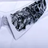 Novo estilo antigo pintura a tinta leopardo figura masculina moda camisas casuais manga longa impressão único breasted plus size M-2XL3XL4XL