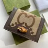 デザイナーウォレットダブルレターカードホルダーメンズ最高品質のコインポケットファッション財布女性牛革のための小さなバッグショートウォレット