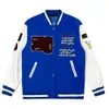 Designer Mens Varsity Jaqueta Casaco de Beisebol Moda Mulheres Letterman Jaquetas Bordadas Carta Jaqueta Único Breasted Tops Casais Homens C 15