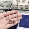Swarovskis Necklace Designer Luxury Fashion Women Original Quality S925 Silver Double Ring Full Diamond No Fading Fortune Rose Gold Transport Bead With Collar