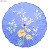 Paraplyer 70 cm oljepapper paraplyer forntida dräkt Hanfu Silkduk Dekoration Tak Parasol Umberlla Dekorativ skugga Paraply