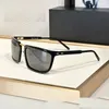 Designer PPDDA Klassieke houding zonnebril voor heren Dames Vierkant frame Designer zonnebril Vergulde brilmonturen Brillen polaroid lens Herenbril prad letter